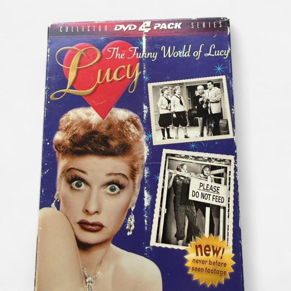 The Funny World of Lucy 4 DVD Collector Box Set I Love Lucy Lucille Ball